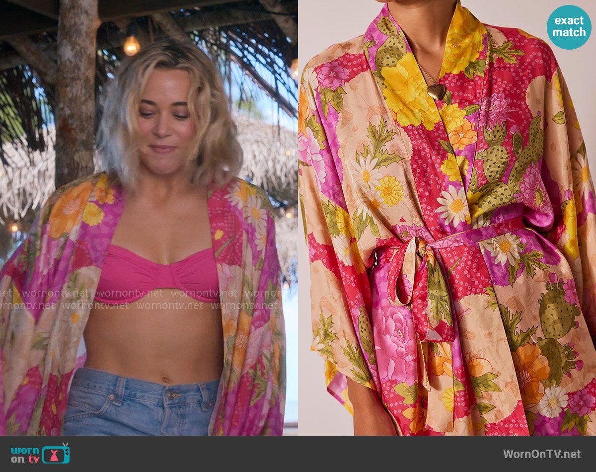 Spell Joshua Tree Robe worn by Ginny (Erika Henningsen) on The Four Seasons