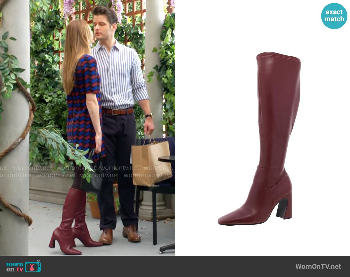 Steve Madden Lamarca Boots worn by Claire Grace (Hayley Erin) on The Young and the Restless