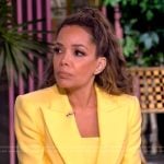 Sunny’s yellow blazer and pants on The View