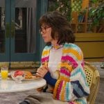 Susan’s striped knit long cardigan on Days of our Lives