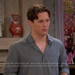 Tate’s grey shirt on Days of our Lives