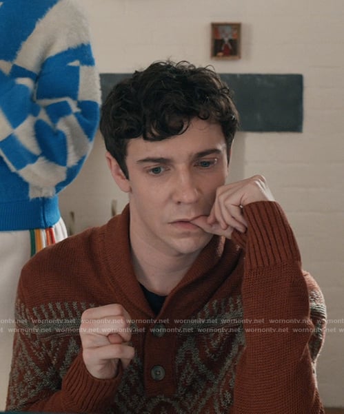 Teddy’s fairisle sweater on Elsbeth