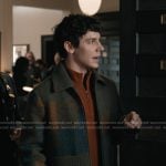 Teddy’s check jacket on Elsbeth