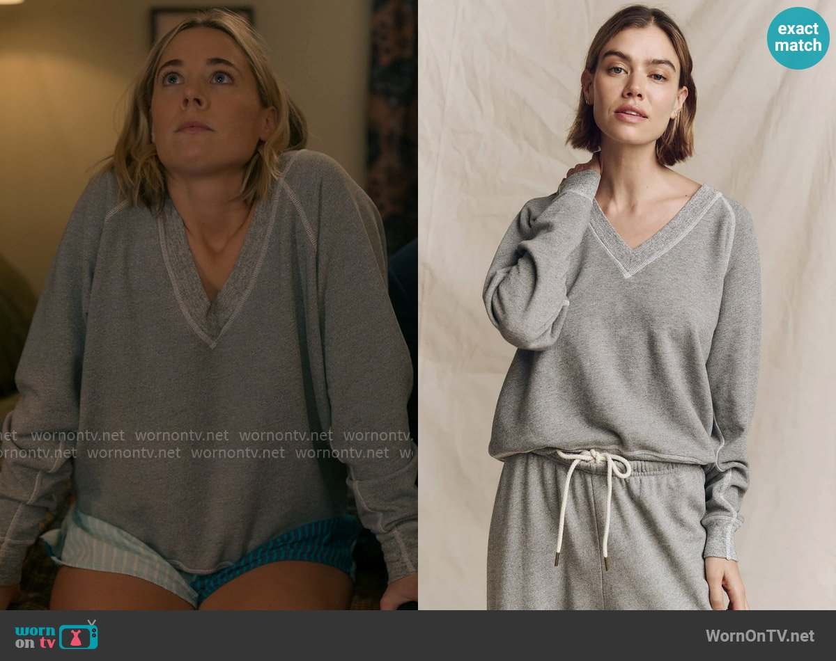 The Great The V-Neck Sweatshirt worn by Ginny (Erika Henningsen) on The Four Seasons