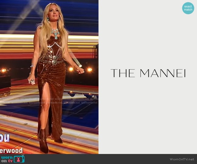 The Mannei worn by Carrie Underwood on American Idol