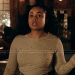 Tiffany’s gray long sleeve tee on The Chi