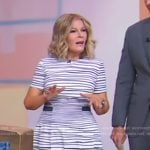 Tory’s white striped dress on Good Morning America