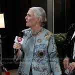 Tracy’s floral beaded jacket for 2025 Nurses Ball on General Hospital