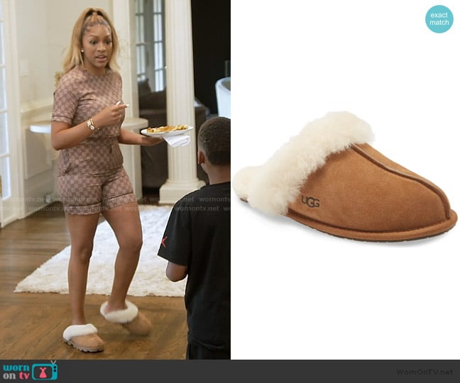 Ugg Scuffette II Slipper worn by Drew Sidora on The Real Housewives of Atlanta
