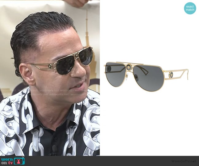 Versace VE2225 Sunglasses worn by Michael Paul Sorrentino on Access Hollywood