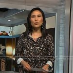 Vicky’s black print jumpsuit on NBC News Daily