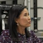 Vicky’s purple drop earrings on Today