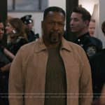 Captain Wagner’s suede jacket on Elsbeth