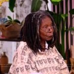 Whoopi’s skull print sweater on The View