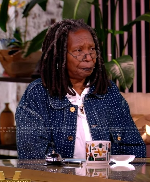 Whoopi’s denim jacket on The View