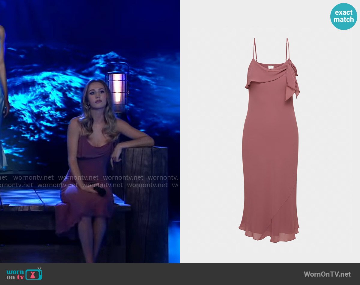 Josslyn’s Nurses Ball performance dress on General Hospital