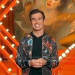 Will Ganss’ floral bomber jacket on Good Morning America