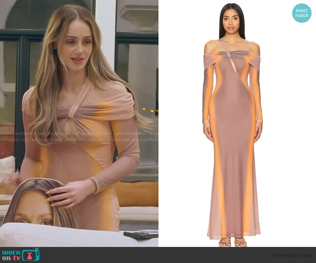 AFRM Sutton Dress worn by Mikayla Matthews on The Secret Lives of Mormon Wives