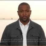 Aaron Gilchrist’s grey jacket on Today