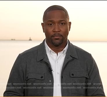Aaron Gilchrist's grey jacket on Today