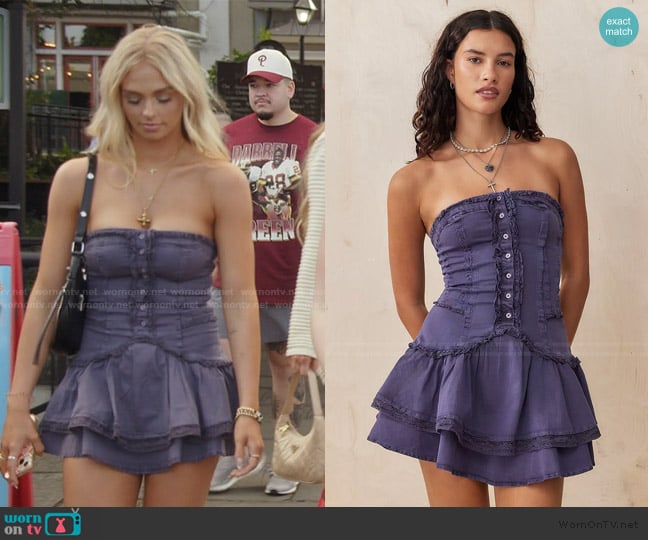 BDG Vicki Strapless Mini Dress worn by Miranda McWhorter on The Secret Lives of Mormon Wives