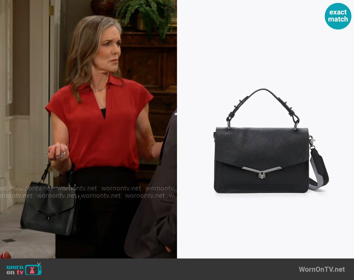 Botkier Valentina Flap Satchel worn by Diane Jenkins (Susan Walters) on The Young and the Restless