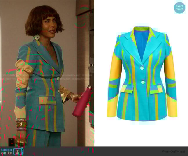 Cynthia Abila Anyanwu Jacket worn by Lisa Todd Wexley (Nicole Ari Parker) on And Just Like That