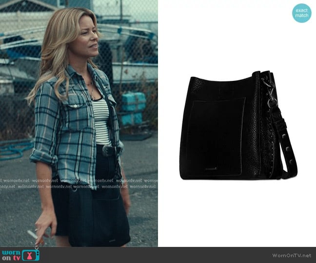 Rebecca Minkoff Darren Small Leather Shoulder Bag worn by Nicky Macintosh (Elizabeth Banks) on The Better Sister