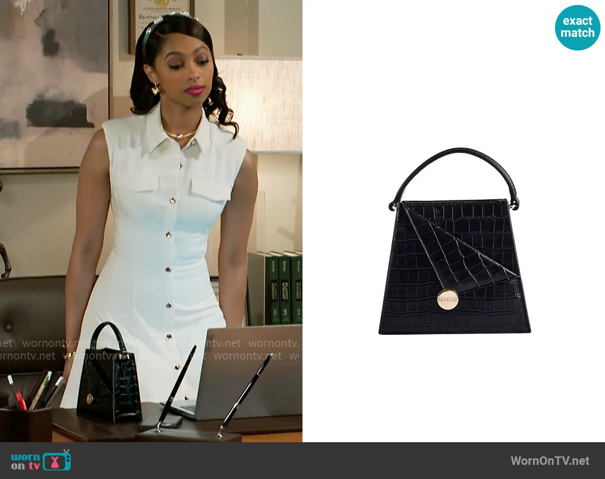 F&W Style Kandi Bag worn by Kat Richardson (Colby Muhammad) on Beyond the Gates