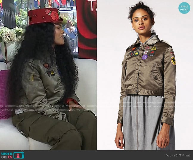 Diesel G-Seto Jacket worn by Teyana Taylor on Today