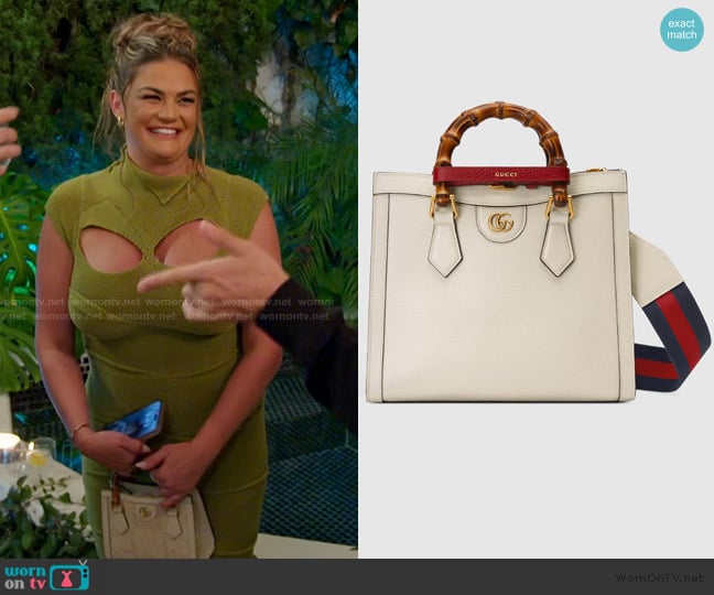 Gucci Diana medium tote bag worn by Brittany Cartwright on The Valley