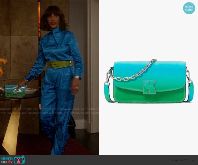 Kate Spade Dakota Ombre Small Crossbody Bag worn by Lisa Todd Wexley (Nicole Ari Parker) on And Just Like That