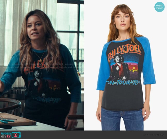 Madeworn Billy Joel 1978 Raglan worn by Nicky Macintosh (Elizabeth Banks) on The Better Sister