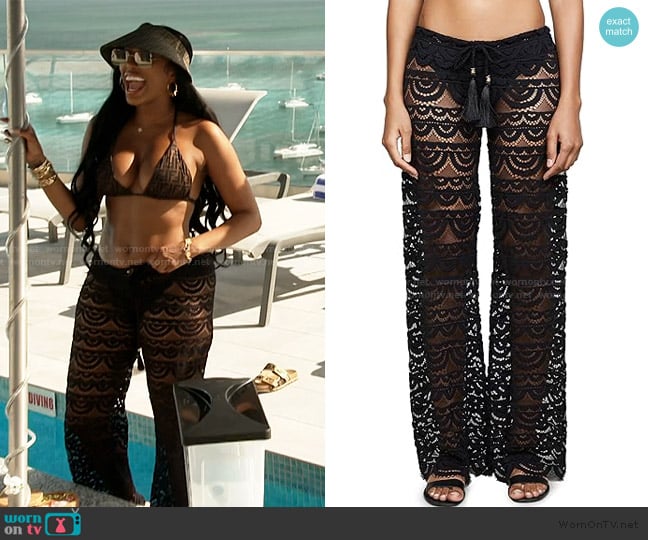 PQ Malibu Lace Pant worn by Porsha Williams on The Real Housewives of Atlanta
