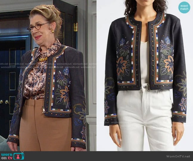 Ramy Brook Mav Jacket in Dark Indigo