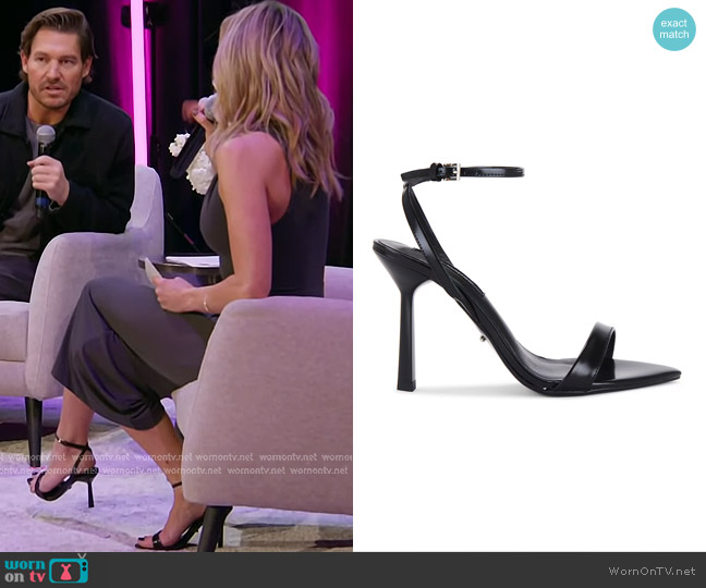 Tony Bianco Milos Heel in Black Hi Shine worn by Kristin Cavallari on Honestly Cavallari The Headline Tour
