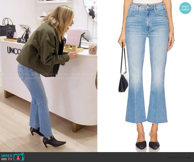 Mother The Hustler Ankle Fray Jeans worn by Kristin Cavallari on Honestly Cavallari The Headline Tour