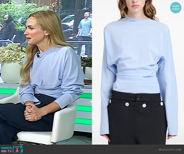 Proenza Schouler Keegan Top worn by Kerry Condon on Today