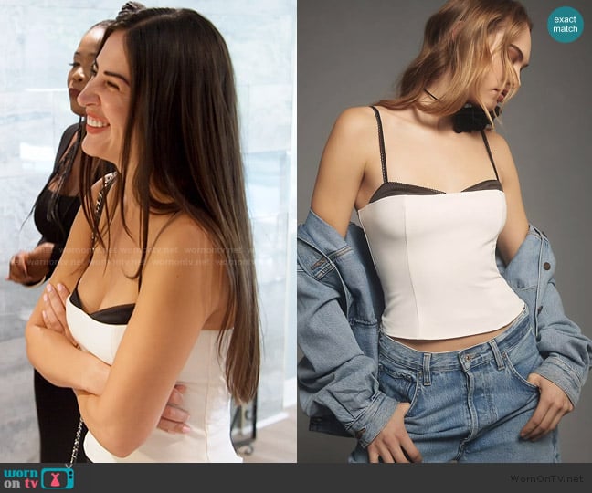 Reformation Melanie Top worn by Michelle Saniei on The Valley