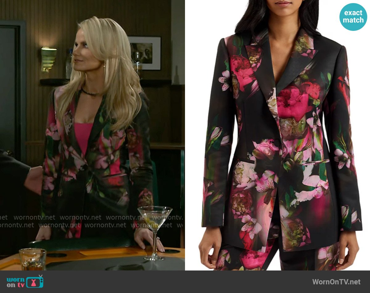 Ted Baker Okuni Blazer worn by Vanessa McBride (Lauren Buglioli) on Beyond the Gates