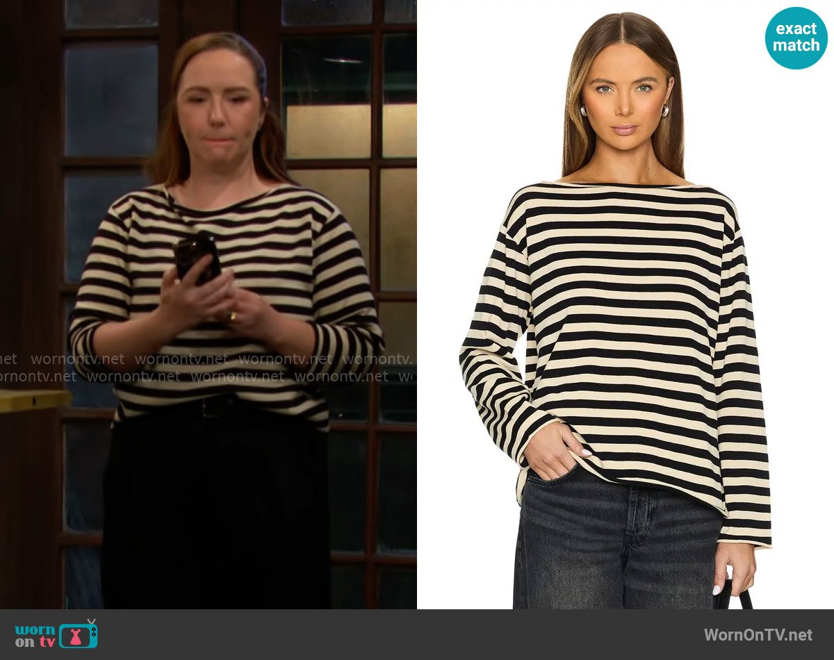 The Great The Sailor Sweater worn by Mariah Copeland (Camryn Grimes) on The Young and the Restless