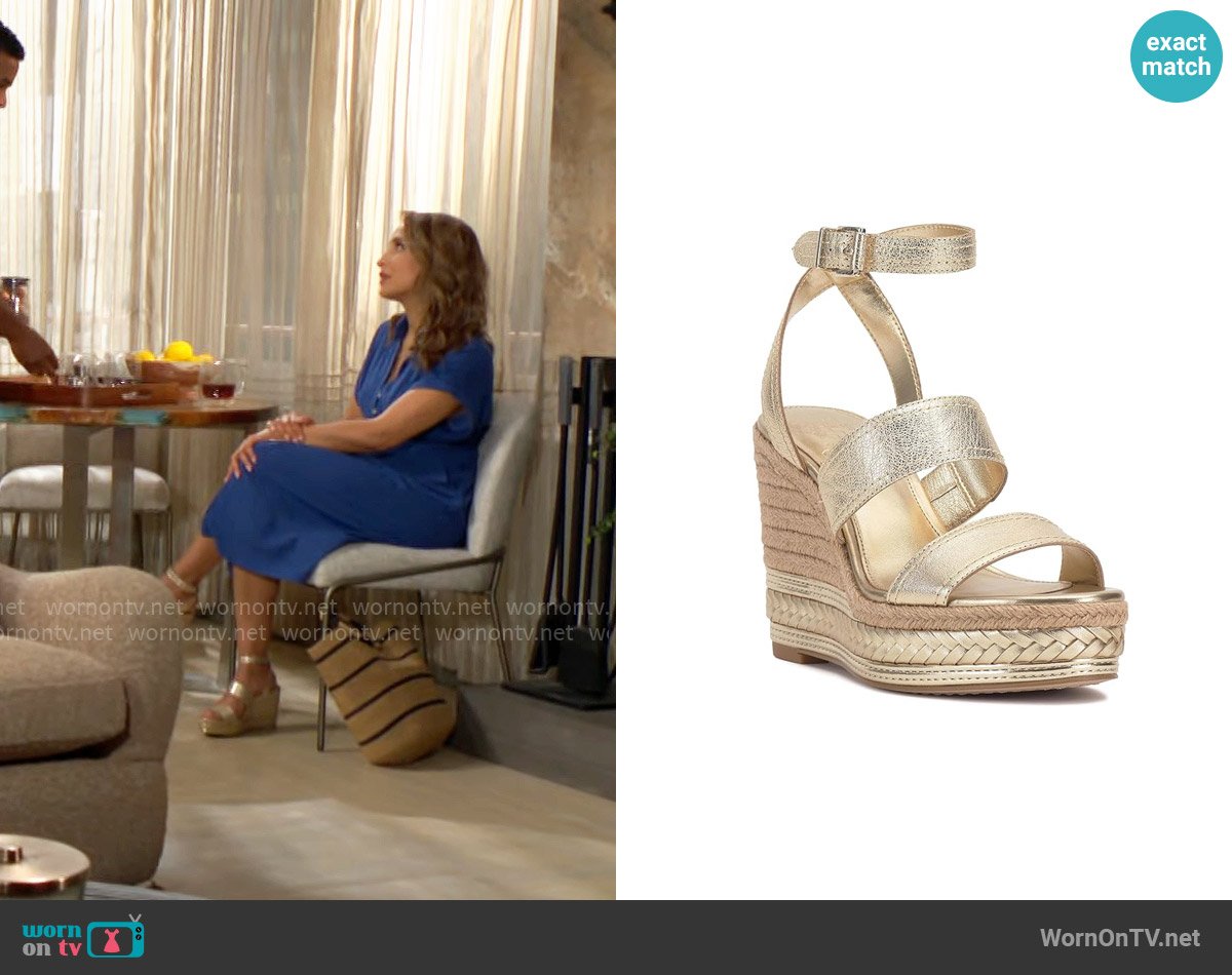 Vince Camuto Esmia Espadrille Wedge Sandal worn by Lily Winters (Christel Khalil) on The Young and the Restless