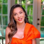Adriana’s red bow confessional dress on The Real Housewives of Miami