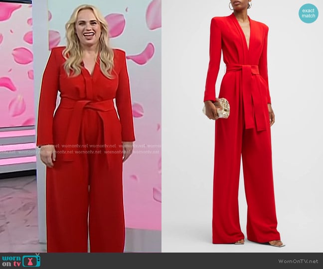 A.L.C. Kieran II Jumpsuit worn by Rebel Wilson on Today