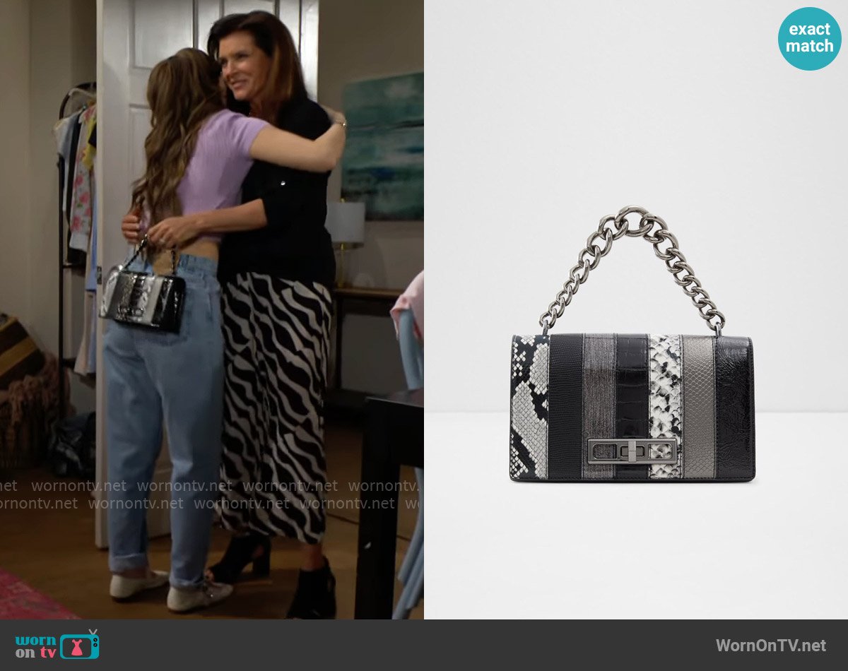 Aldo Qeela Bag worn by Sheila Carter (Kimberlin Brown) on The Bold and the Beautiful