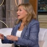 Dr. Alexandra Sowa's blue double breasted blazser on Good Morning America
