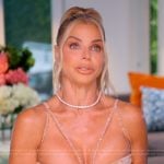 Alexia’s beaded confessional top on The Real Housewives of Miami