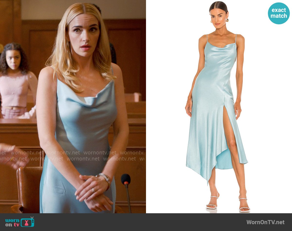Alice + Olivia Harmony Dress worn by Georgia Miller (Brianne Howey) on Ginny & Georgia