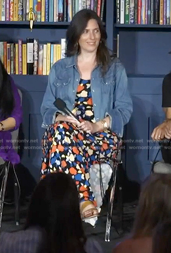 Alison Espach’s floral dress on Today