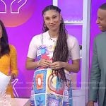 Ally’s tile print maxi dress on Today
